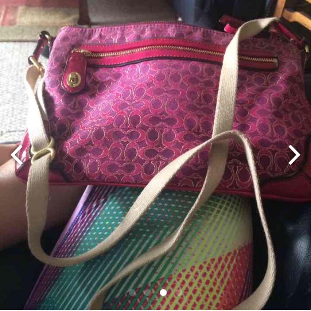 COPY - Coach poppy handbag - Picture 3 of 3